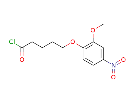 Pentanoyl chloride, 5-(2-methoxy-4-nitrophenoxy)-