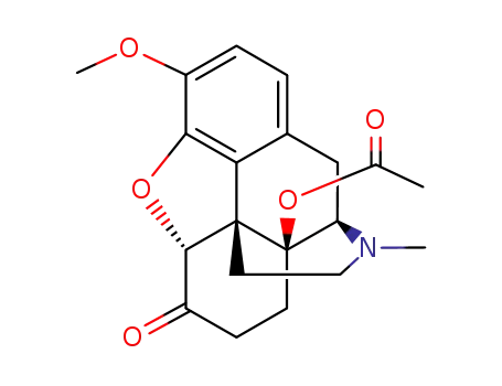 Molecular Structure of 70509-92-1 (7,8-Dihydro-14-hydroxycodeinone acetate)