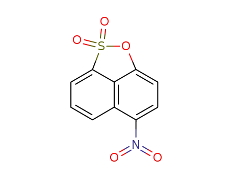 Molecular Structure of 91586-81-1 (6-nitronaphth[1,8-cd]-1,2-oxathiole 2,2-dioxide)