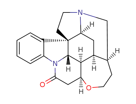 Molecular Structure of 15006-14-1 (21,22-Dihydrostrychnidin-10-one)