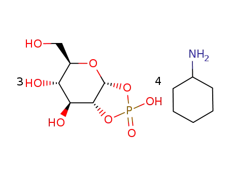 Molecular Structure of 64161-84-8 ((3aR,5R,6S,7S,7aR)-5-(hydroxymethyl)tetrahydro-3aH-[1,3,2]dioxaphospholo[4,5-b]pyran-2,6,7-triol 2-oxide)