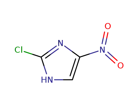 Molecular Structure of 57531-37-0 (2-Chloro-4-nitroimidazole)