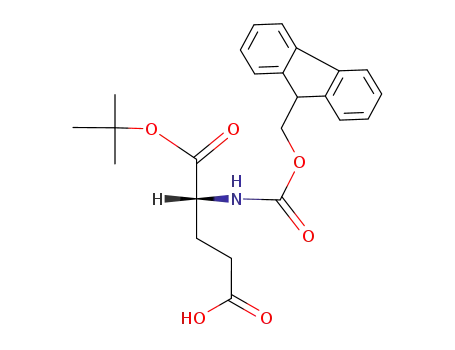 Molecular Structure of 109745-15-5 (FMOC-D-GLU-OTBU)