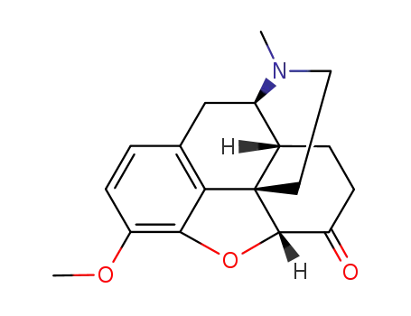 Molecular Structure of 125-29-1 (HYDROCODONE)