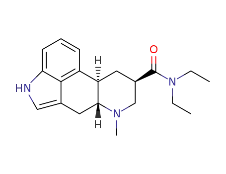 Molecular Structure of 3031-47-8 ((8beta,10xi)-N,N-diethyl-6-methylergoline-8-carboxamide)