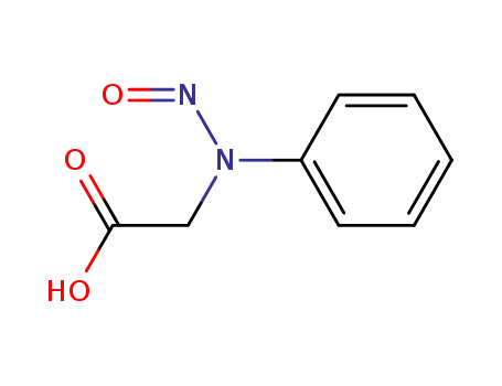 Molecular Structure of 6415-68-5 (N-Phenyl-N-nitrosoglycine)