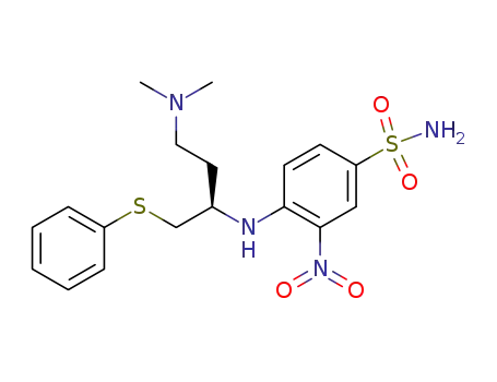 4-[[(R)-3-Dimethylamino-1-[(phenylsulfanyl)methyl]propyl]amino]-3-nitrobenzenesulfonamide
