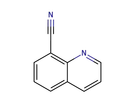 Molecular Structure of 35509-27-4 (8-Quinolinecarbonitrile)