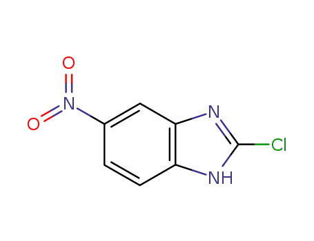 Molecular Structure of 5955-72-6 (2-CHLORO-5-NITRO-1H-1,3-BENZIMIDAZOLE)