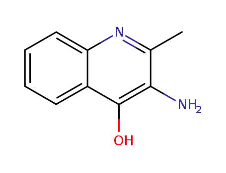 Molecular Structure of 75356-94-4 (4-Quinolinol, 3-amino-2-methyl-)