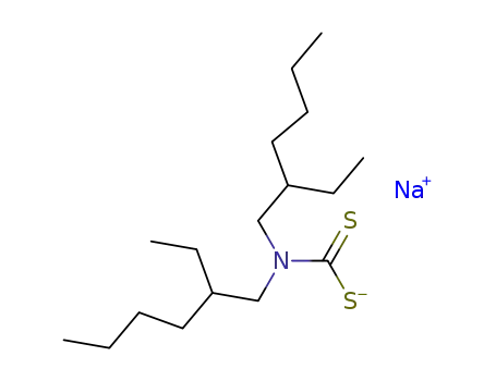 Molecular Structure of 94266-20-3 (sodium bis(2-ethylhexyl)dithiocarbamate)