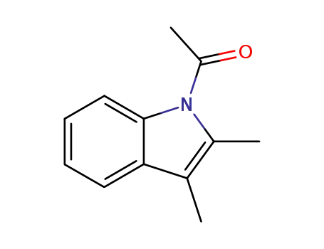 Molecular Structure of 31676-43-4 (1H-Indole, 1-acetyl-2,3-dimethyl-)