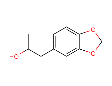 Molecular Structure of 6974-61-4 (1-(1,3-benzodioxol-5-yl)propan-2-ol)