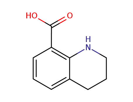 Molecular Structure of 34849-19-9 (1,2,3,4-TETRAHYDRO-QUINOLINE-8-CARBOXYLIC ACID)