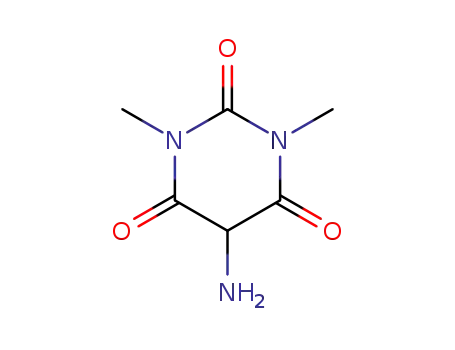 Molecular Structure of 30066-93-4 (5-amino-1,3-dimethylpyrimidine-2,4,6(1H,3H,5H)-trione)