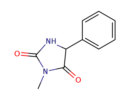 Molecular Structure of 6846-11-3 (3-methyl-5-phenylimidazolidine-2,4-dione)