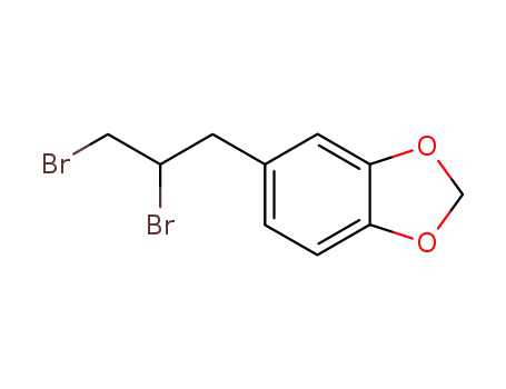 Molecular Structure of 5458-11-7 (5-(2,3-dibromopropyl)-1,3-benzodioxole)