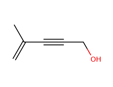 Molecular Structure of 10605-68-2 (4-METHYL-4-PENTEN-2-YN-1-OL)