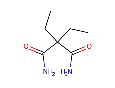 Molecular Structure of 29141-71-7 (Pentane-3,3-dicarboxamide)