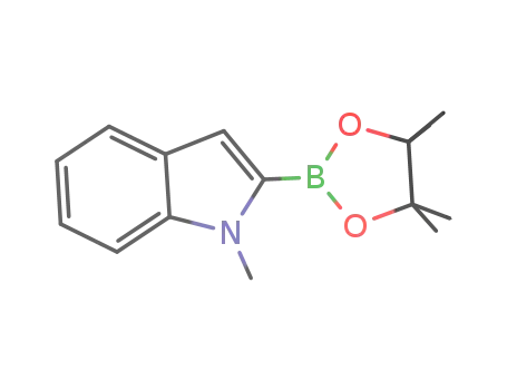 Molecular Structure of 596819-10-2 (1-Methylindole-2-boronic acid, pinacol ester)