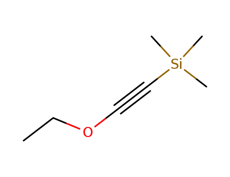 Molecular Structure of 1000-62-0 (1-Ethoxy-2-(trimethylsilyl)ethyne)