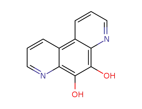 Molecular Structure of 91330-41-5 (4,7-Phenanthroline-5,6-diol)