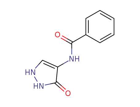 Molecular Structure of 109702-97-8 (Benzamide, N-(2,3-dihydro-3-oxo-1H-pyrazol-4-yl)-)