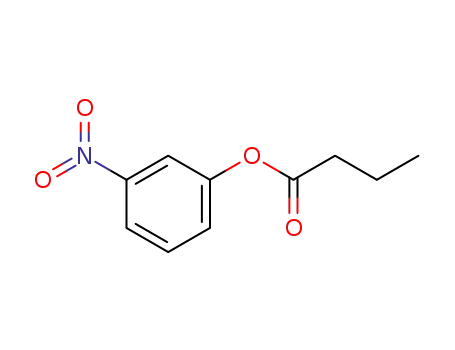 Molecular Structure of 14617-97-1 (Butanoic acid m-nitrophenyl ester)