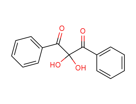 Molecular Structure of 29574-75-2 (1,3-Propanedione, 2,2-dihydroxy-1,3-diphenyl-)