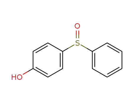 Molecular Structure of 14763-63-4 (Phenol, 4-(phenylsulfinyl)-)