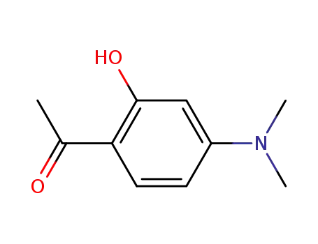 Molecular Structure of 107070-69-9 (4-(Dimethylamino)-2-hydroxyacetophenone)