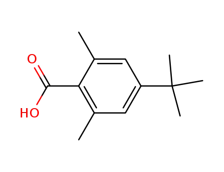 Molecular Structure of 58537-98-7 (4-TERT-BUTYL-2,6-DIMETHYLBENZOIC ACID)