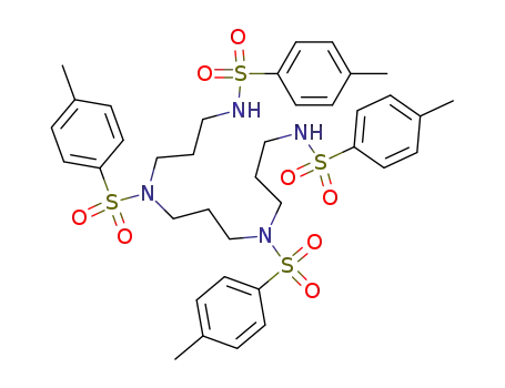 Molecular Structure of 67341-38-2 (Benzenesulfonamide,
N,N'-1,3-propanediylbis[4-methyl-N-[3-[[(4-methylphenyl)sulfonyl]amino]
propyl]-)