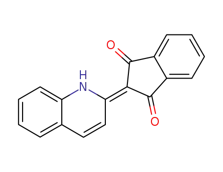 1H-Inden-1-one, 3-hydroxy-2-(2-quinolinyl)-