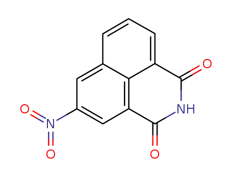 Molecular Structure of 66266-36-2 (5-NITRO-1H-BENZO[DE]ISOQUINOLINE-1,3(2H)-DIONE)