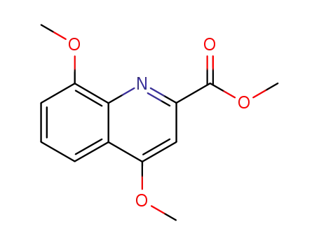 2-Quinolinecarboxylic acid, 4,8-dimethoxy-, methyl ester