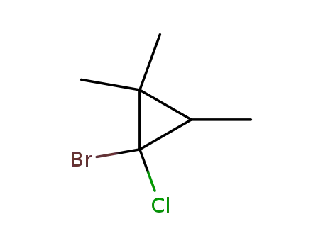 Molecular Structure of 65325-82-8 (Cyclopropane, 1-bromo-1-chloro-2,2,3-trimethyl-)