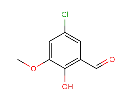 5-클로로-2-하이드록시-3-메톡시벤잘데하이드