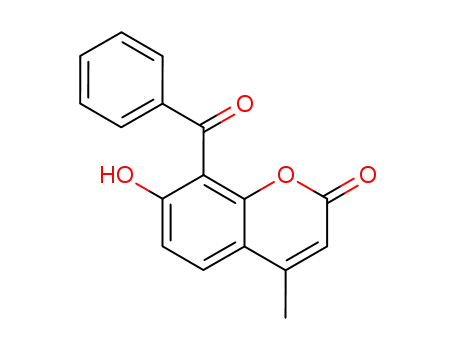 2H-1-Benzopyran-2-one, 8-benzoyl-7-hydroxy-4-methyl-