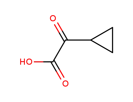 Molecular Structure of 13885-13-7 (Cyclopropaneacetic acid, .alpha.-oxo-)