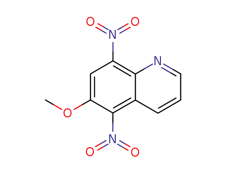 Molecular Structure of 61895-35-0 (6-methoxy-5,8-dinitroquinoline)