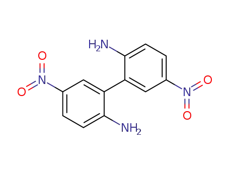 Molecular Structure of 61837-20-5 (5,5'-Dinitro-1,1'-biphenyl-2,2'-diamine)