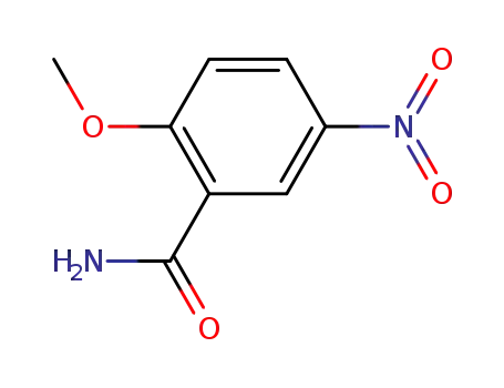 Molecular Structure of 59263-62-6 (2-METHOXY-5-NITRO-BENZAMIDE)
