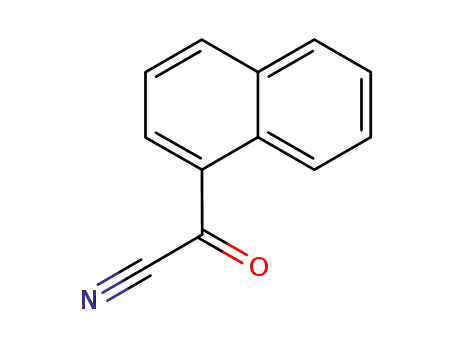 Molecular Structure of 14271-86-4 (1-NAPHTHOYL CYANIDE)