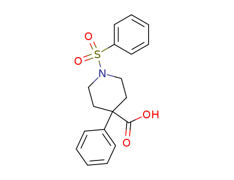 4-phenyl-1-(phenylsulfonyl)piperidine-4-carboxylic acid