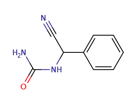 Molecular Structure of 88169-89-5 (1-[cyano(phenyl)methyl]urea)