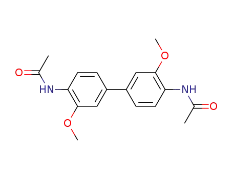Molecular Structure of 83310-76-3 (N,N'-Diacetyldianisidine)
