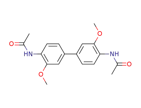 Acetamide,N,N'-(3,3'-dimethoxy[1,1'-biphenyl]-4,4'-diyl)bis- (9CI)