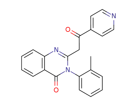 3-(2-methylphenyl)-2-[2-oxo-2-(pyridin-4-yl)ethyl]quinazolin-4(3H)-one