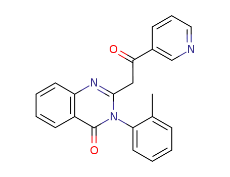 3-(2-methylphenyl)-2-(2-oxo-2-pyridin-3-ylethyl)quinazolin-4-one